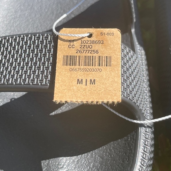 PINK Victoria Secret Double Strap Pillow Slides In Pure Black Medium 7/8 - Picture 10 of 11